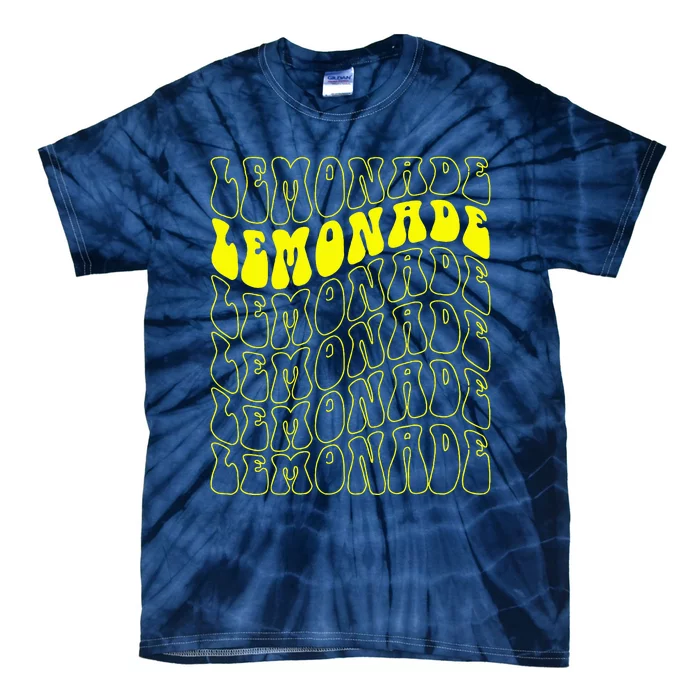 Lemonade Crew Groovy Retro Lemonade Stand Tie-Dye T-Shirt