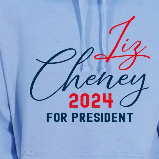 Liz Cheney Gift For President 2024 Usa Election Liz 24 Gift Unisex Surf Hoodie