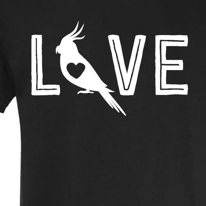 Love Cockatiel Gifts For Wo Parrot Gift For Bird Lovers Garment-Dyed Heavyweight T-Shirt