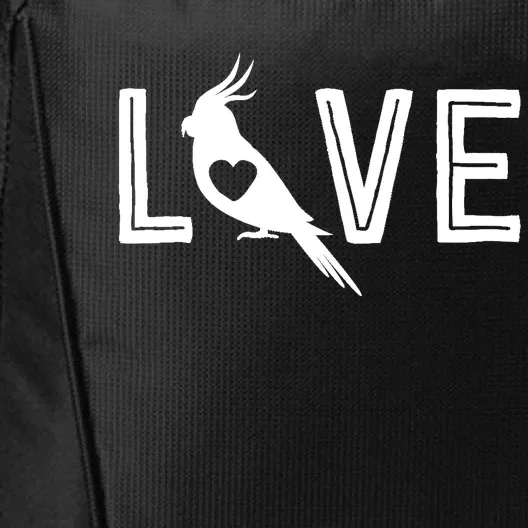 Love Cockatiel Gifts For Wo Parrot Gift For Bird Lovers City Backpack