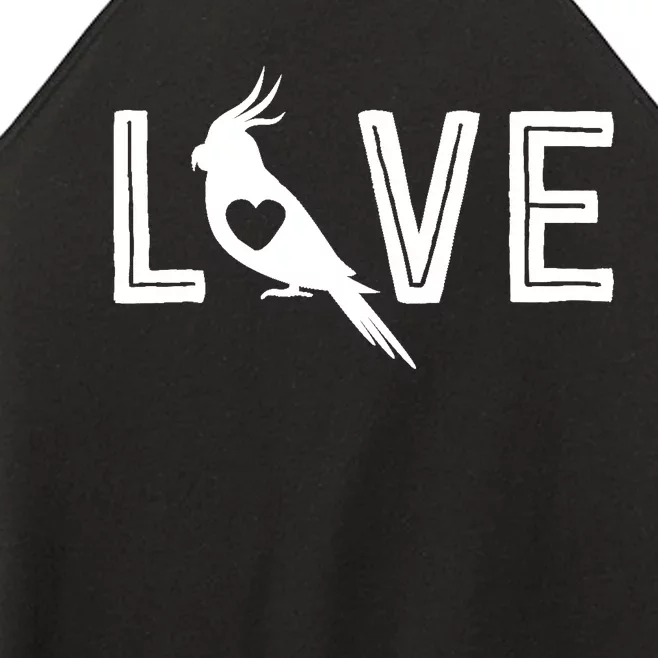 Love Cockatiel Gifts For Wo Parrot Gift For Bird Lovers Women’s Perfect Tri Rocker Tank