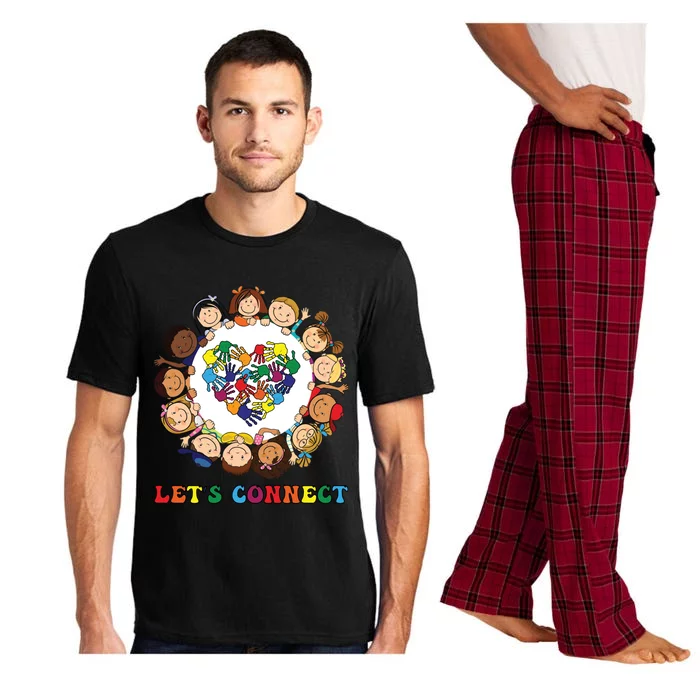 Lets Connect Gift S Tal Health Awareness Gift Pajama Set