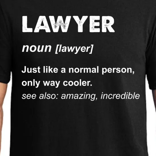 Lawyer Cool Gift And Funny Gift Lawyer Gift Blue Small Pajama Set