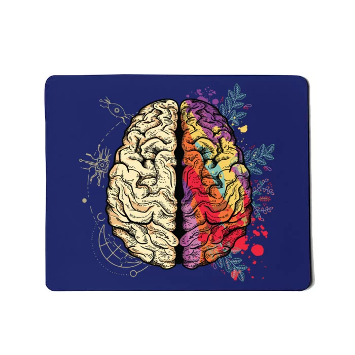 Logical Creative Human Brain Mousepad