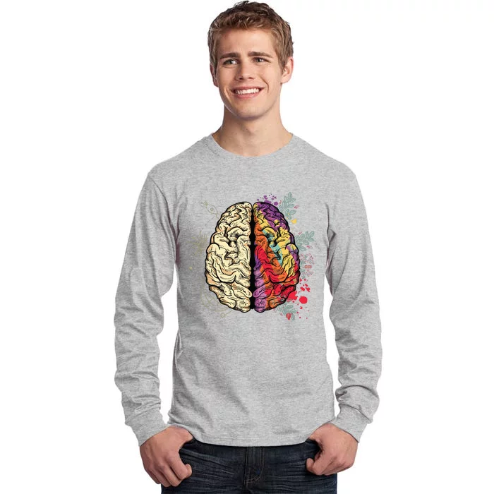 Logical Creative Human Brain Tall Long Sleeve T-Shirt