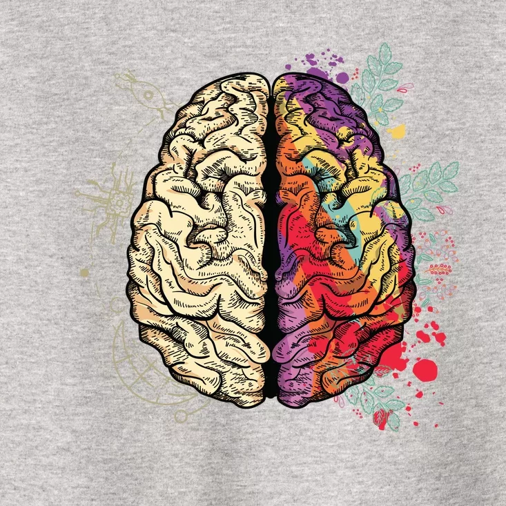 Logical Creative Human Brain Toddler T-Shirt