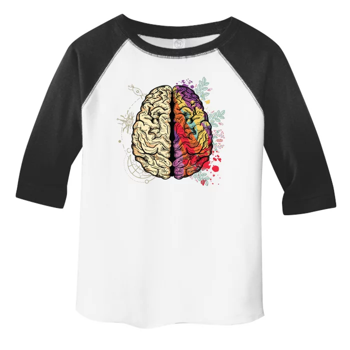 Logical Creative Human Brain Toddler Fine Jersey T-Shirt