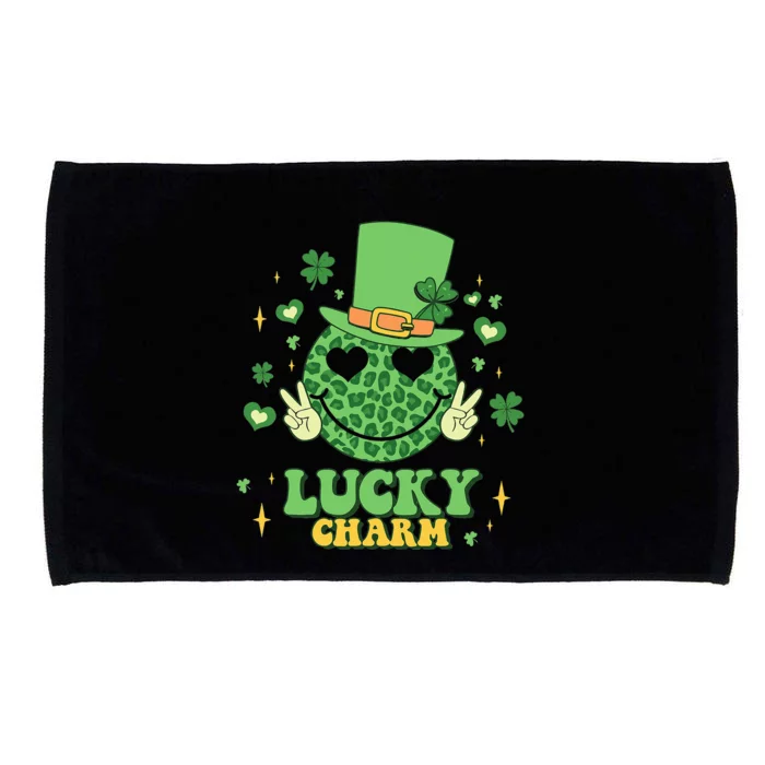 Lucky Charms Happy St Patricks Day Irish Shamrock Leprechaun Microfiber Hand Towel