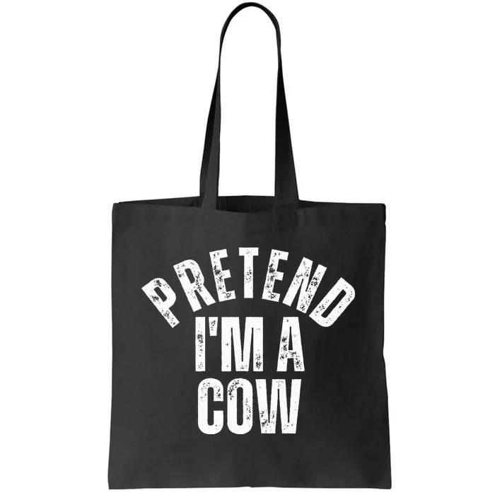 Lazy Cow Halloween Costume for Couples Tote Bag