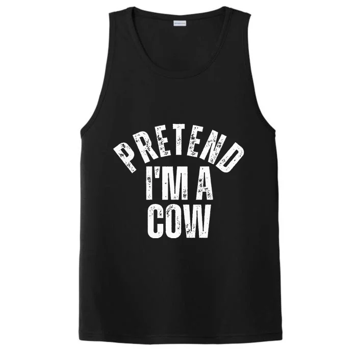 Lazy Cow Halloween Costume for Couples Performance Tank