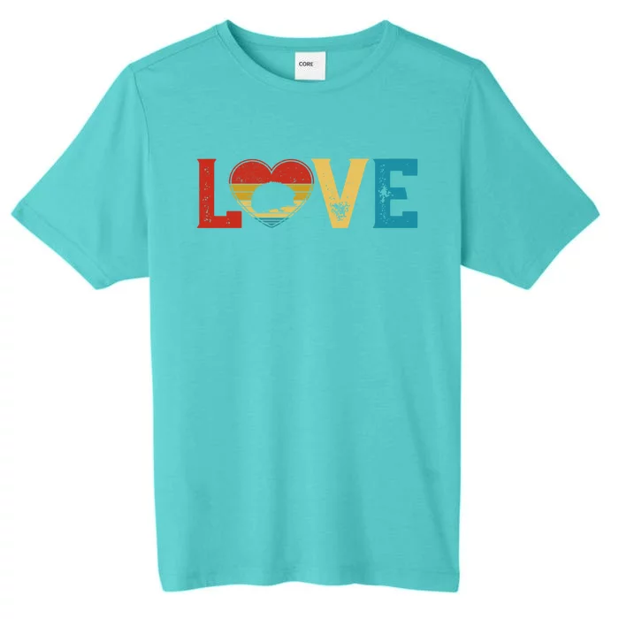 Love Cute Hedgehog Lover Animals Heart Valentine's Day Funny Gift ChromaSoft Performance T-Shirt