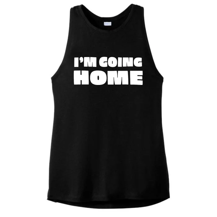 Lily Chapman Im Going Home Ladies Tri-Blend Wicking Tank