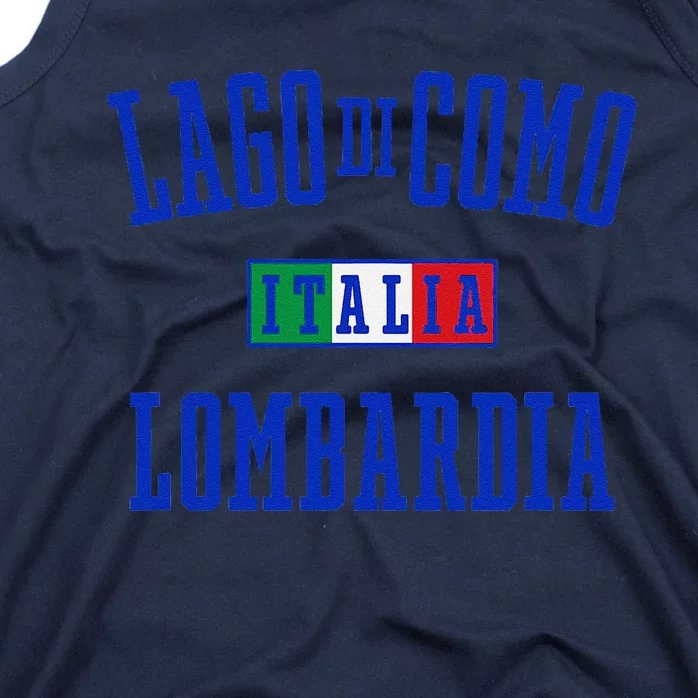 Lake Como Italy Lombardy Tank Top