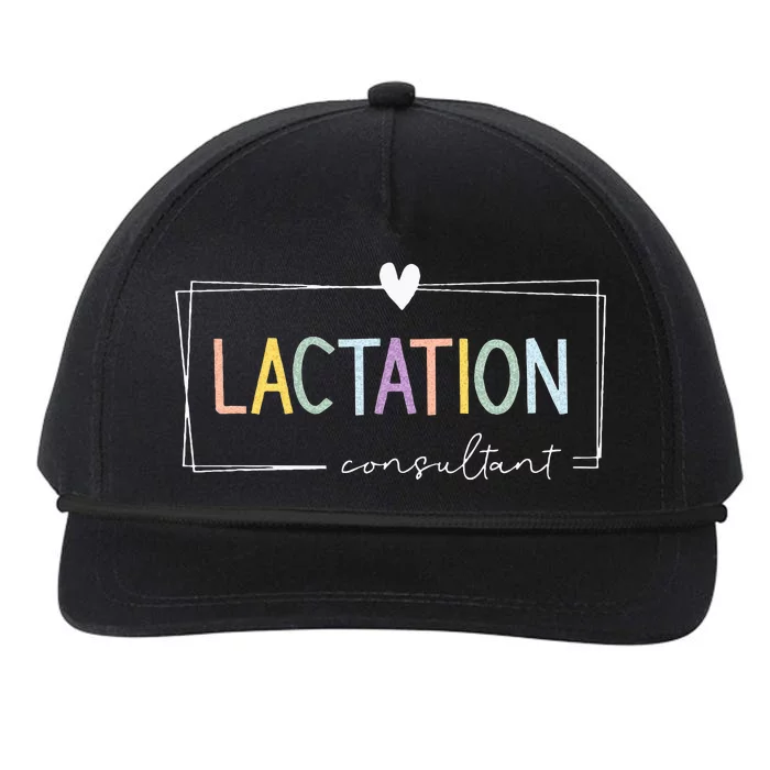 Lactation Consultant IBCLC Breastfeeding Consultant Snapback Five-Panel Rope Hat