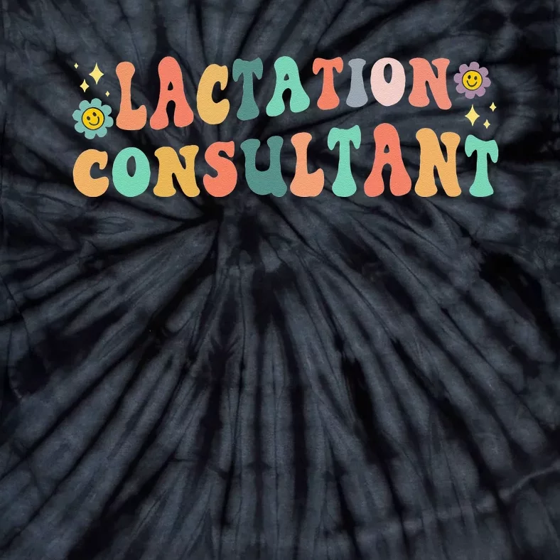 Lactation Consultant IBCLC Breastfeeding Birth Worker Tie-Dye T-Shirt