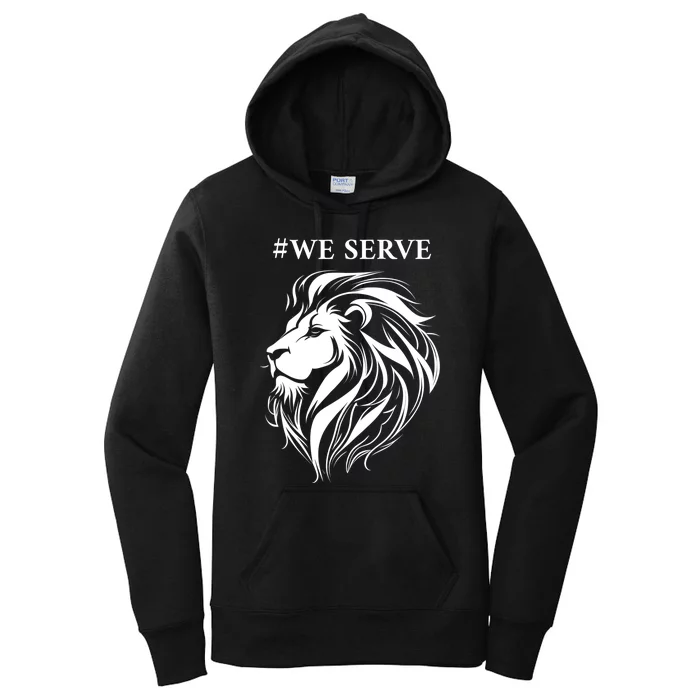 Lions Club International We Serve Lions Women's Pullover Hoodie