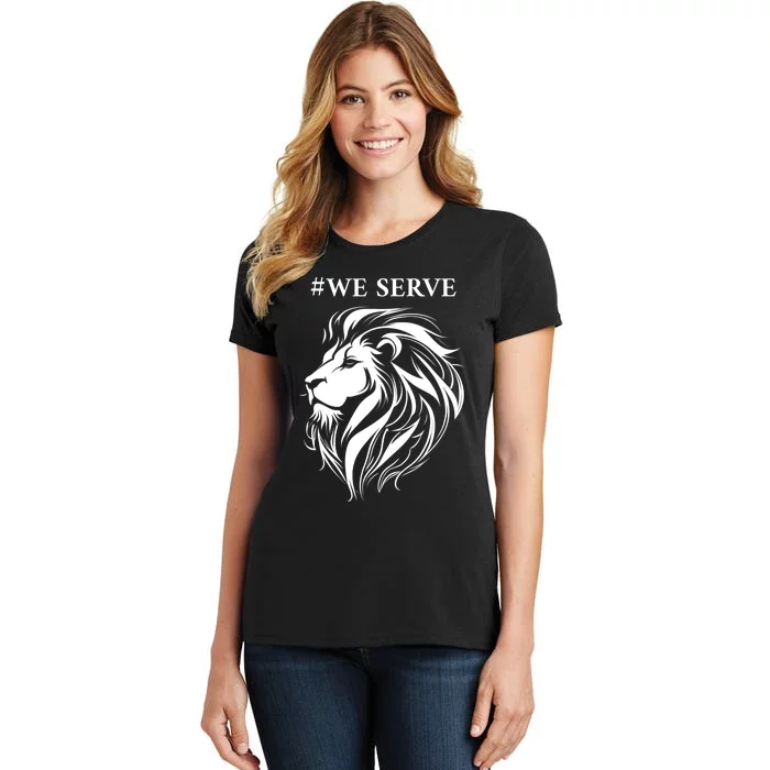 Lions Club International We Serve Lions Women's T-Shirt