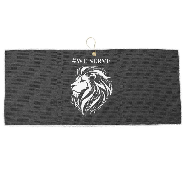 Lions Club International We Serve Lions Large Microfiber Waffle Golf Towel