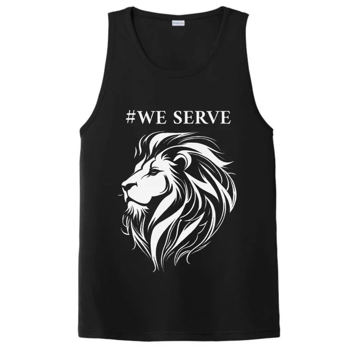 Lions Club International We Serve Lions Performance Tank