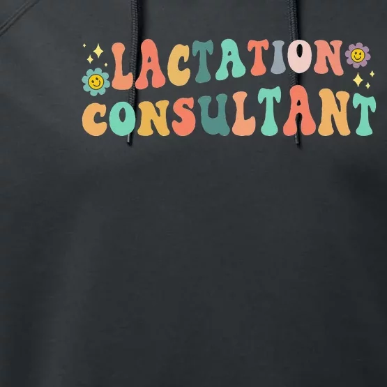 Lactation Consultant IBCLC Breastfeeding Birth Worker Performance Fleece Hoodie