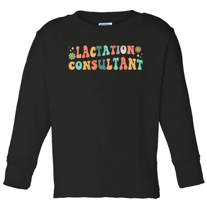 Lactation Consultant IBCLC Breastfeeding Birth Worker Toddler Long Sleeve Shirt