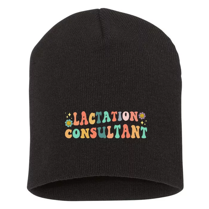 Lactation Consultant IBCLC Breastfeeding Birth Worker Short Acrylic Beanie