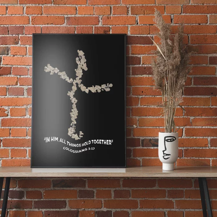 Laminin Christian Jesus Cross Poster