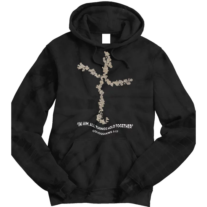 Laminin Christian Jesus Cross Tie Dye Hoodie