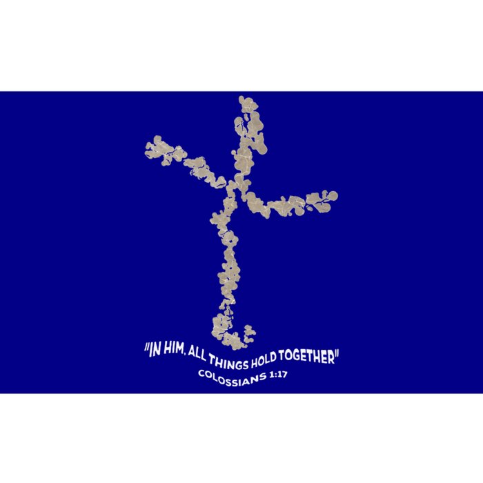 Laminin Christian Jesus Cross Bumper Sticker