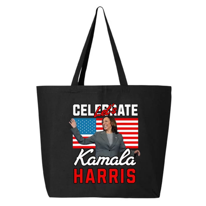 LetS Celebrate Kamala Harris 2024 25L Jumbo Tote