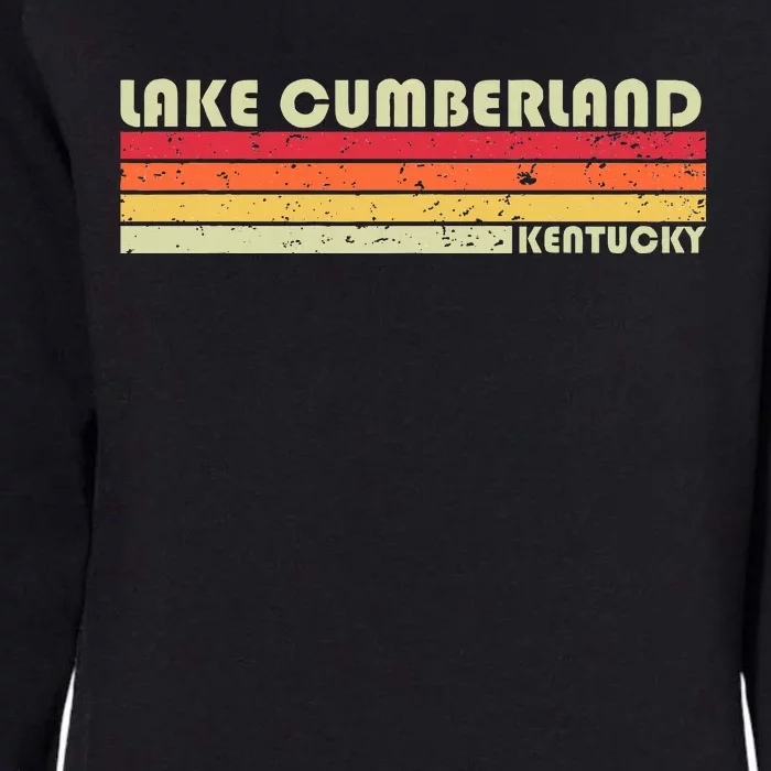 Lake Cumberland Kentucky Womens California Wash Sweatshirt