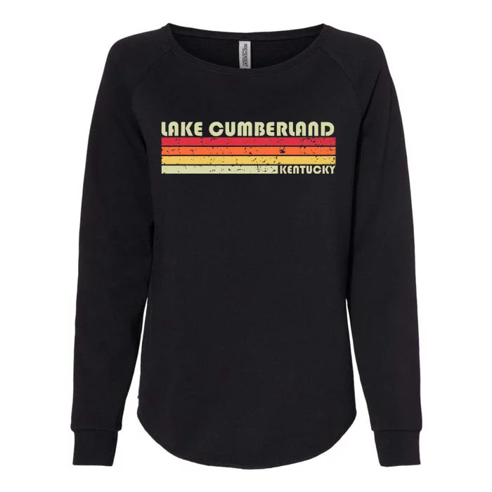 Lake Cumberland Kentucky Womens California Wash Sweatshirt