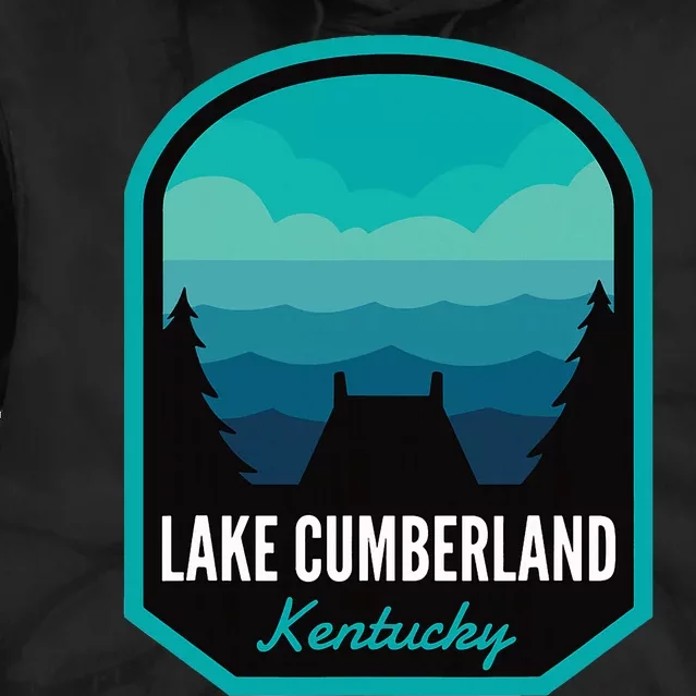 Lake Cumberland Kentucky Summer Tie Dye Hoodie