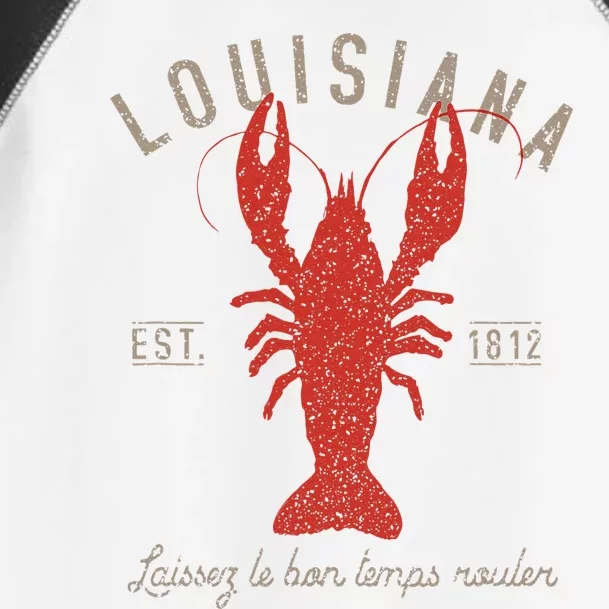 Louisiana Crawfish Laissez Le Bon Temps Rouler Toddler Fine Jersey T-Shirt