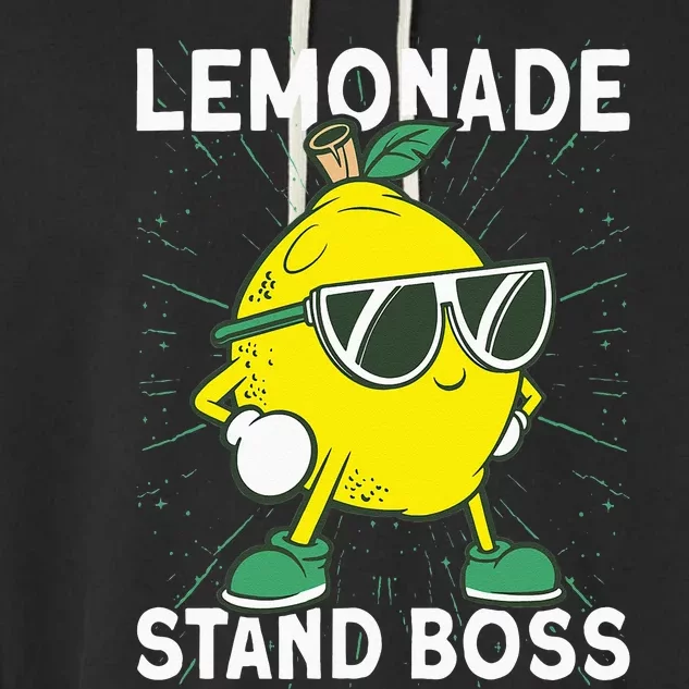 Lemonade Crew Lemonade Stand Boss Garment-Dyed Fleece Hoodie