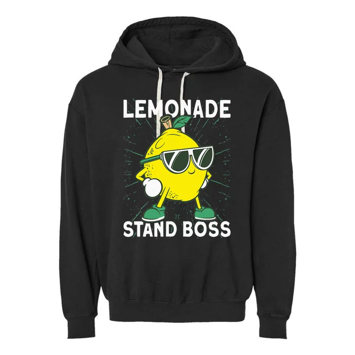 Lemonade Crew Lemonade Stand Boss Garment-Dyed Fleece Hoodie