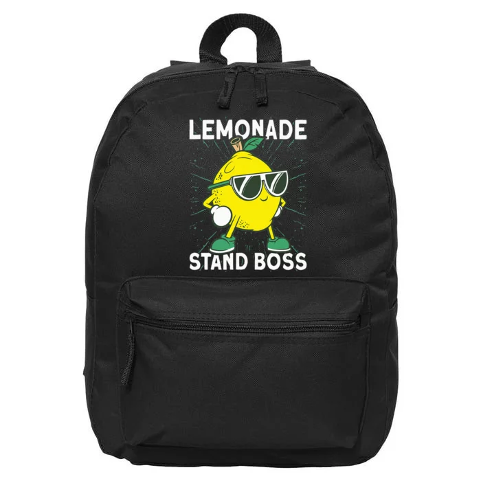 Lemonade Crew Lemonade Stand Boss 16 in Basic Backpack