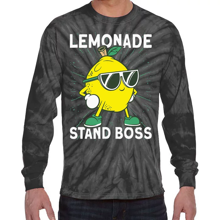 Lemonade Crew Lemonade Stand Boss Tie-Dye Long Sleeve Shirt