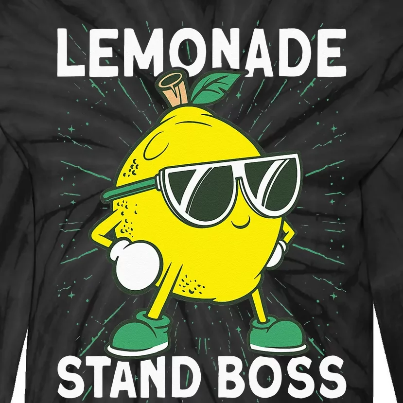 Lemonade Crew Lemonade Stand Boss Tie-Dye Long Sleeve Shirt