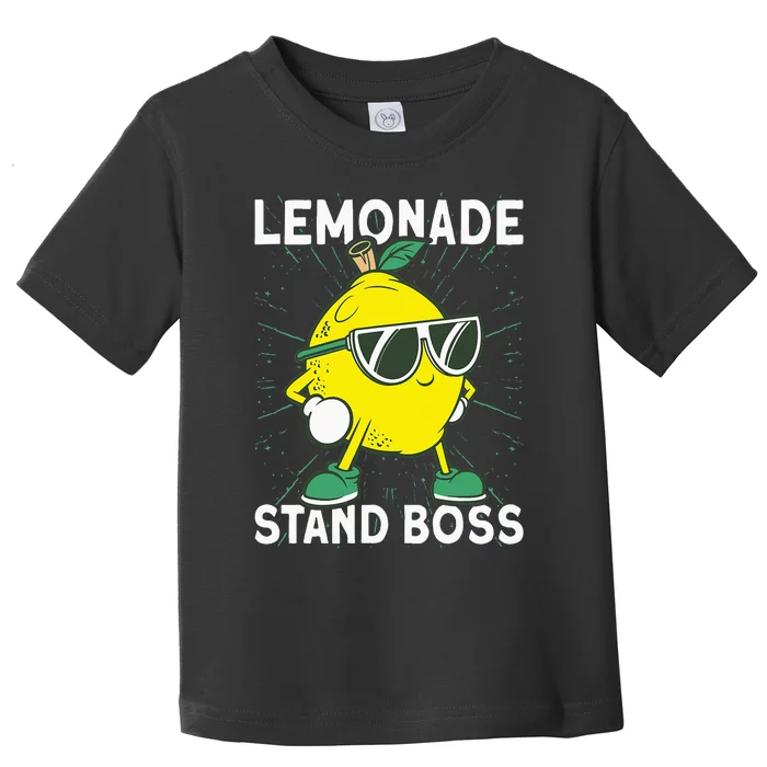 Lemonade Crew Lemonade Stand Boss Toddler T-Shirt