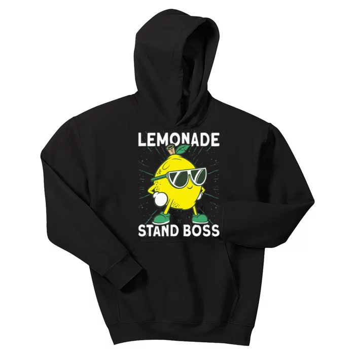 Lemonade Crew Lemonade Stand Boss Kids Hoodie