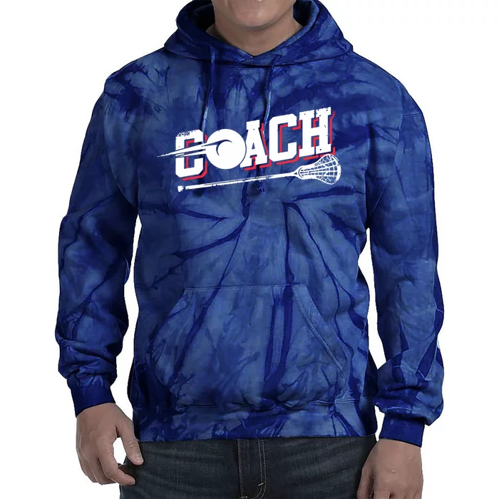 Lacrosse Coach Lacrosse Tie Dye Hoodie