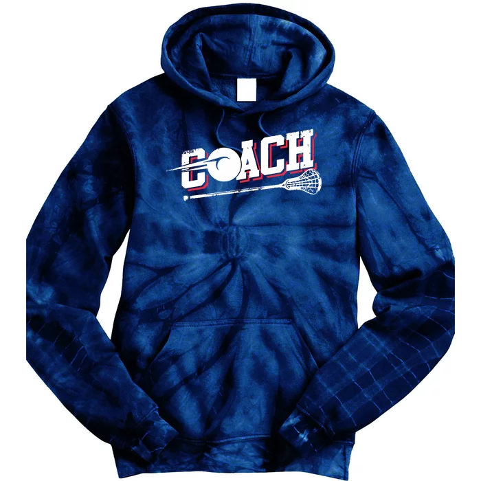 Lacrosse Coach Lacrosse Tie Dye Hoodie