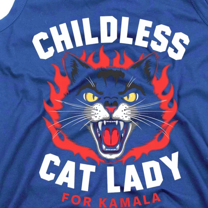 Less Cat Lady For Kamala Gift Tank Top