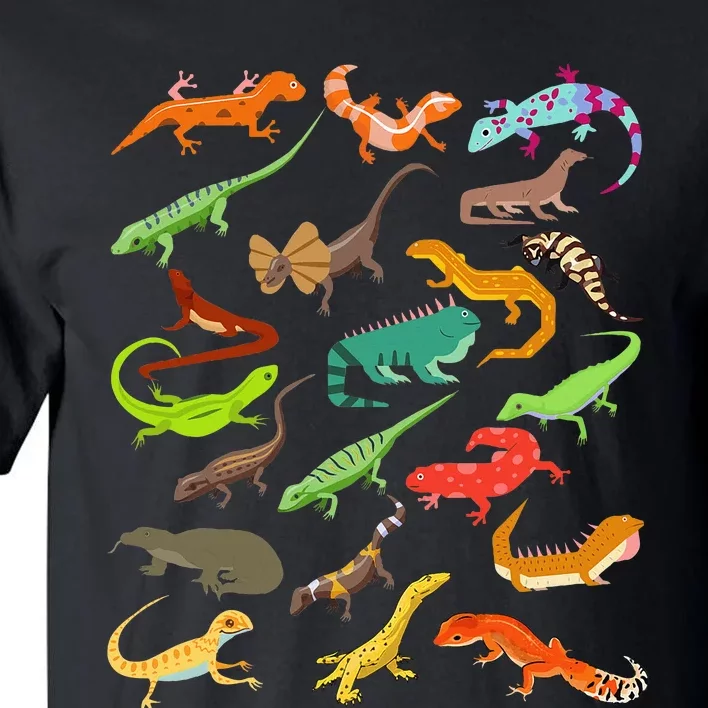 Lizard Collage Tall T-Shirt