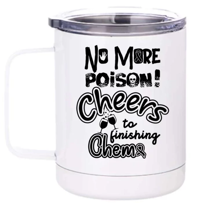 Last Chemogift Lymphoma Cancer Awareness Supporter Ribbon Gift Front & Back 12oz Stainless Steel Tumbler Cup