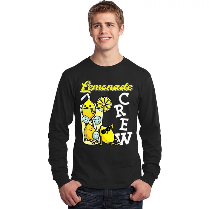 Lemonade Crew Lemonade Squad Lemon Tall Long Sleeve T-Shirt