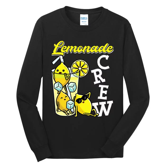 Lemonade Crew Lemonade Squad Lemon Tall Long Sleeve T-Shirt