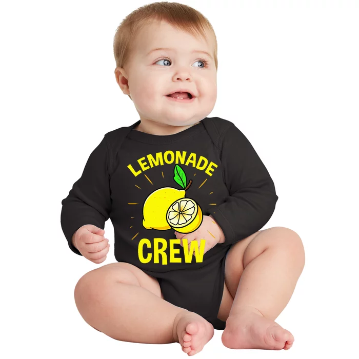 Lemonade Crew Lemon Lover Baby Long Sleeve Bodysuit