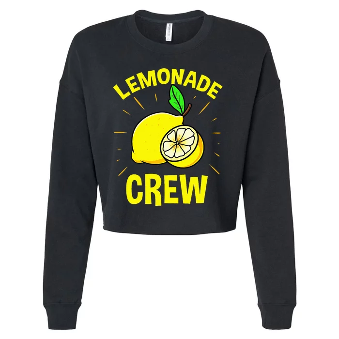 Lemonade Crew Lemon Lover Cropped Pullover Crew